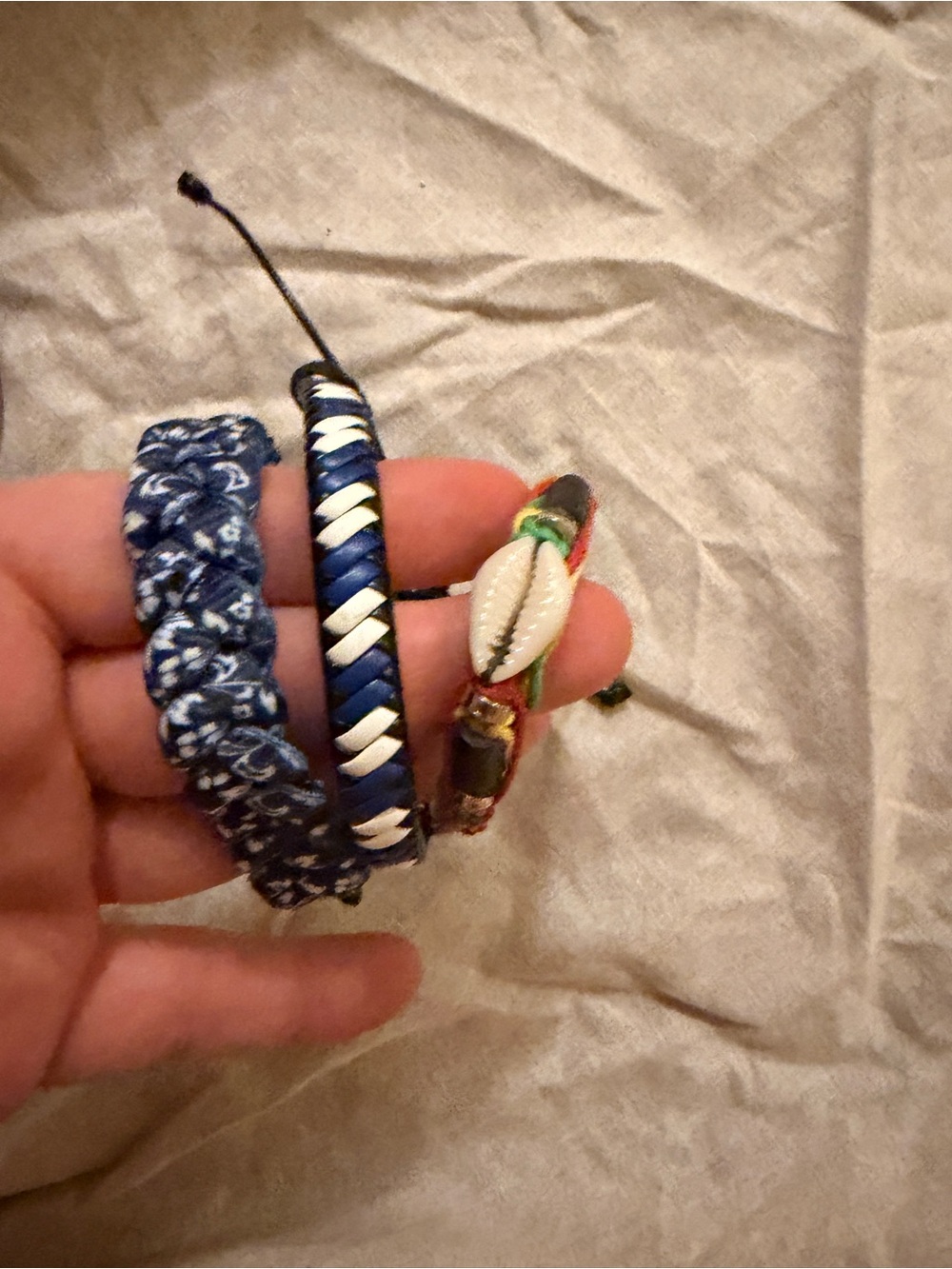 Assorted Braided String Bracelets - Multicolor - Picture 4 of 4